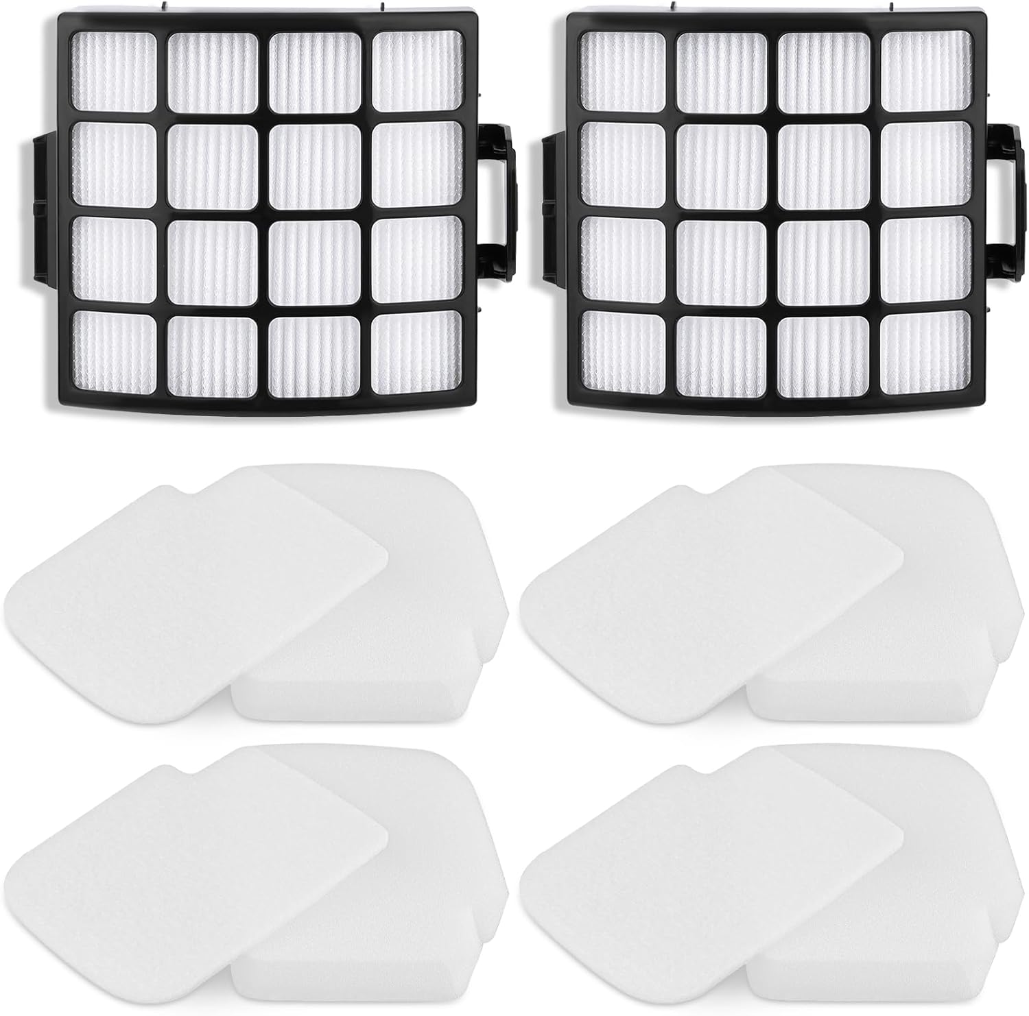 AZ3002 Replacement Filters and Odor Neutralizer Kit for shark AZ3002 AZ3000 AZ3000W Upright Vacuum, Part XHFAZ3000 & XFFKAZ3000, 2 Filters 6 Foam & Felt Filters and 4 Odor Neutralizers