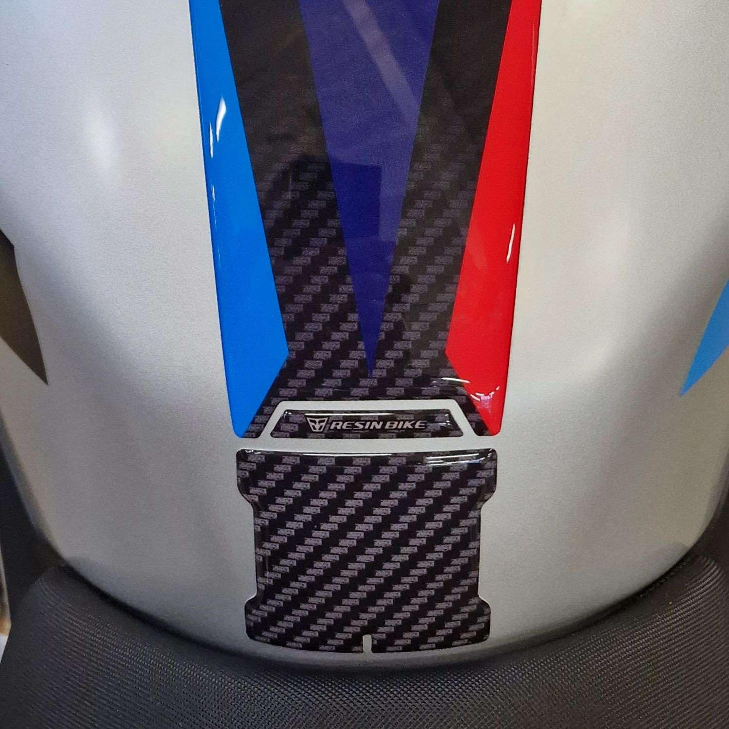 Resin Bike Aufkleber Motorrad Kompatibel Mit BMW M1000R - S1000R 2021-2026. Schutz Grip Motorrad Tank-Schutzfolie vor Stößen und Kratzern. Aufklebersatz 3D-Harzklebstoff - Stickers Made in Italy