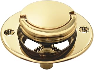 Westbrass D320-01 Roman Tub Drain Trim, 3-9/16" OD, Polished Brass