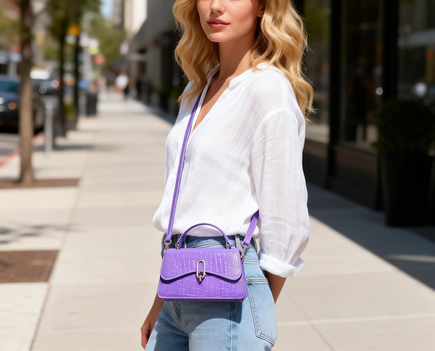 Mini Crossbody Bag for Women, Cute Mini Purse, Ladies Small Top Handle Satchel, Trendy Daily Clutch Purse