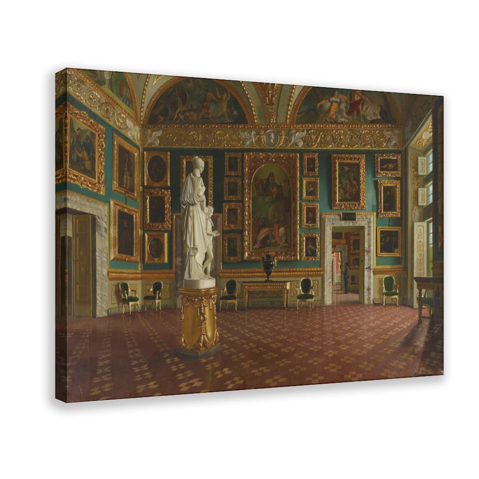 BAETEC Sala Dell’Iliade in The Pitti Palace, Florence (c. 1870) Canvas Poster for Bedroom Decor Gift