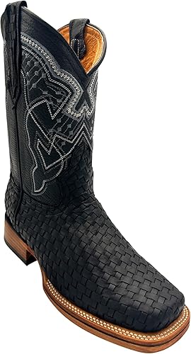 Miniatura 3 de The Western Shops Botas vaqueras con punta cuadrada para hombre