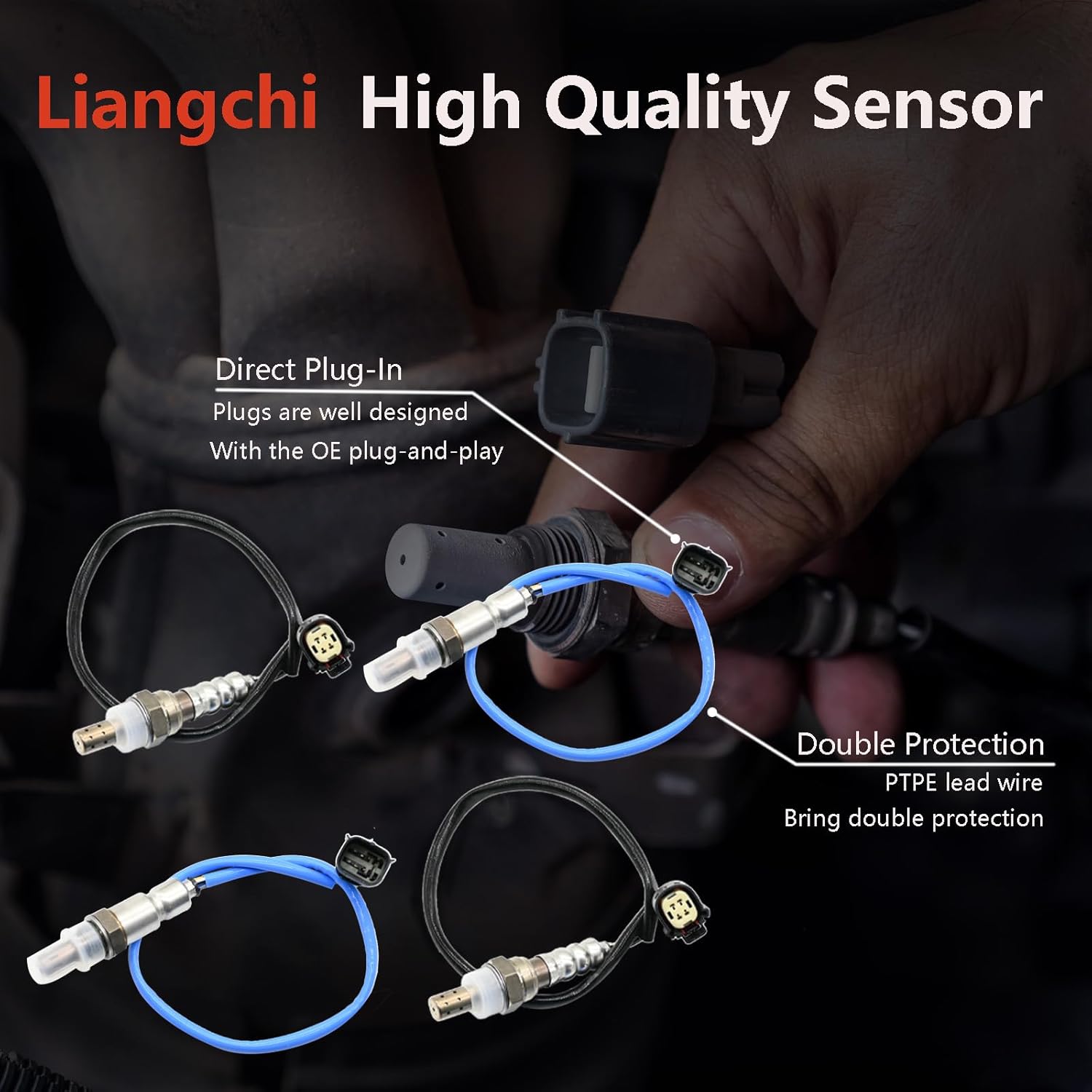 O2 Oxygen Sensor 234-5038 234-4490 for Explorer Ford F150 F-150 3.5L 3.7L Mustang Edge Escape Fusion Flex Taurus MKZ MKX MKT MKS 2010-2016 Upstream & Downstream