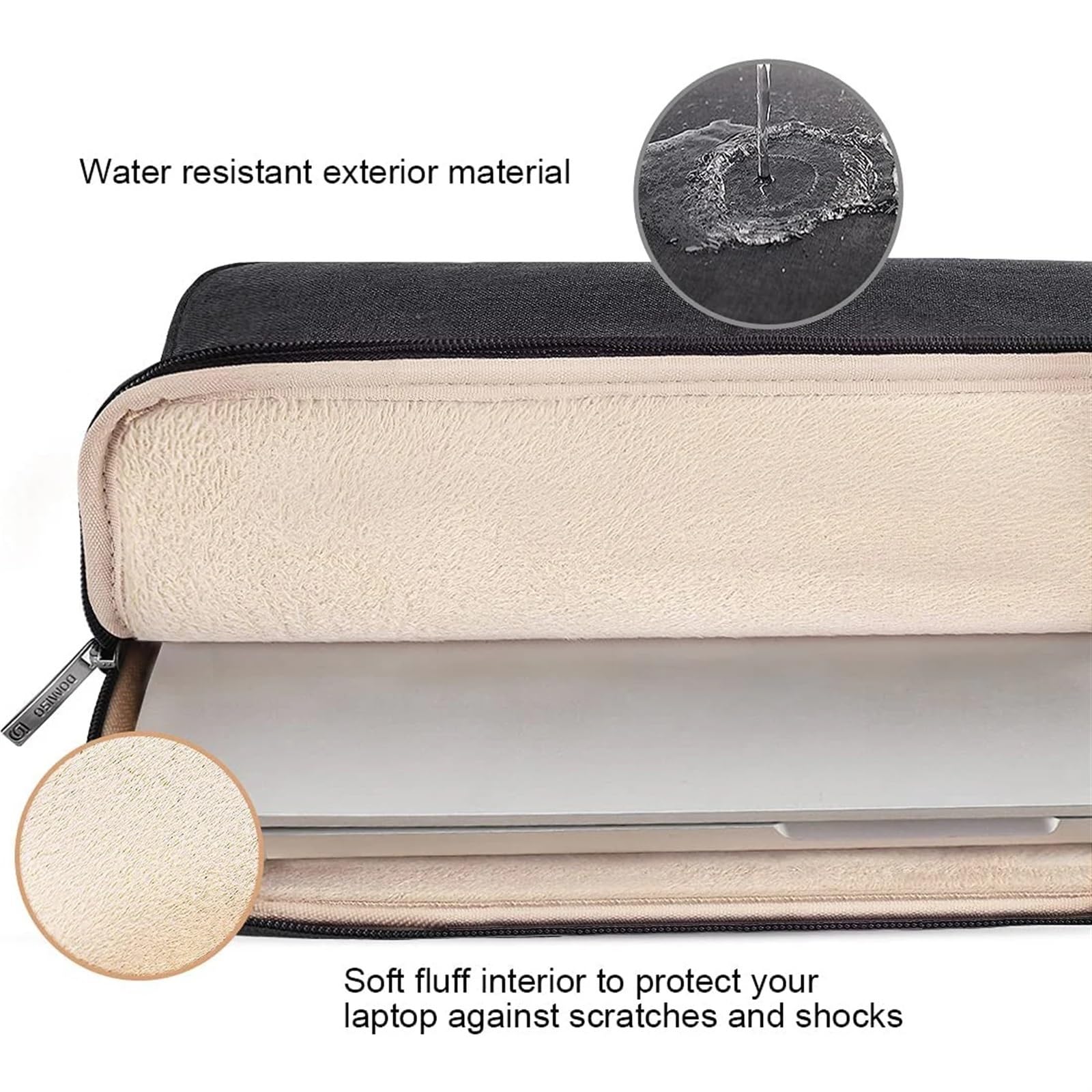 Funda for Ordenador portátil, Bolsa de Transporte Impermeable for 10", 11", 13", 14", 15,6", 17" Pulgadas para Ordenador
