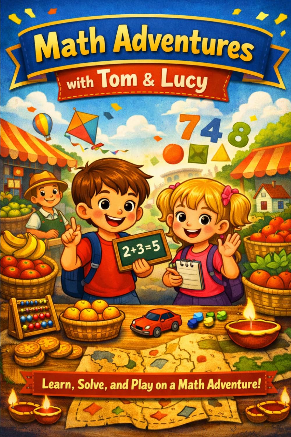 Math Adventures with Tom & Lucy: Explore, Solve, and Shine — One Page at a Time!