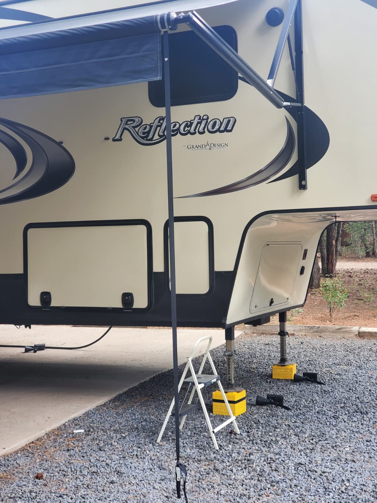 5/mo Finance Camco 42593 Awning Anchor Kit with Pull Tension Strap