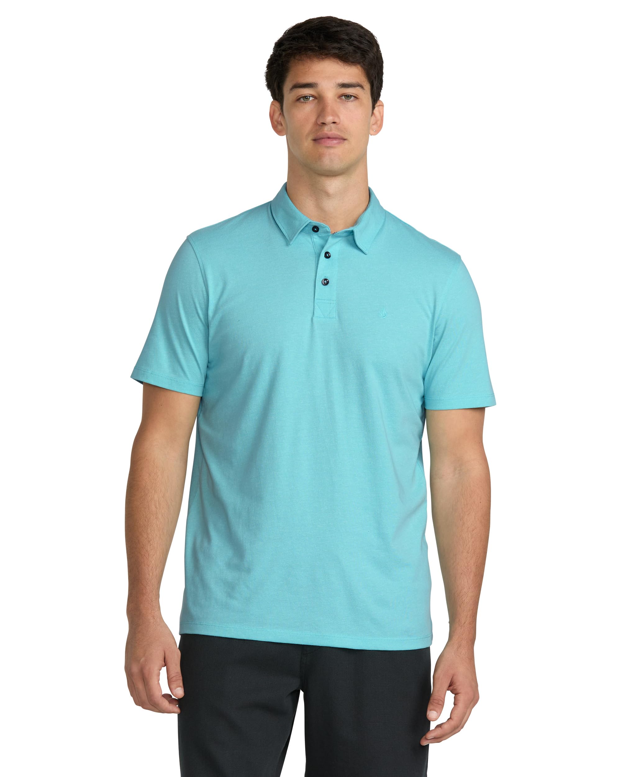 Volcom Herren Wowzer Modern Fit Short Sleeve Polo Shirt – Soft Cotton Blend Wowzer Modern Fit Kurzarm Poloshirt - Weiche Baumwollmischung