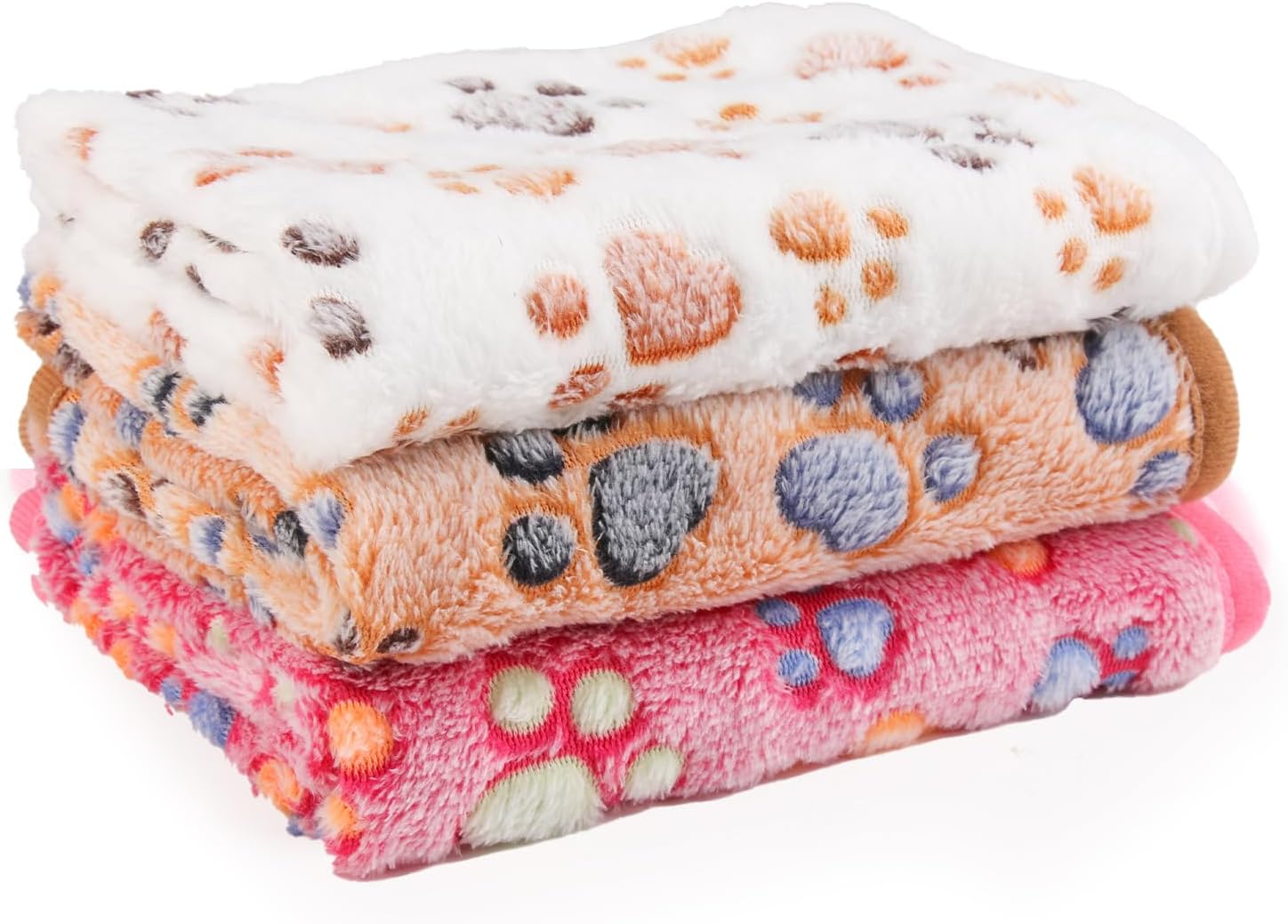 PiccoCasa Coperta Per Cani Morbidissima In Pile 75x100 Cm - Lavabile, Calda E Perfetta Per Divano E Auto (Arancione)
