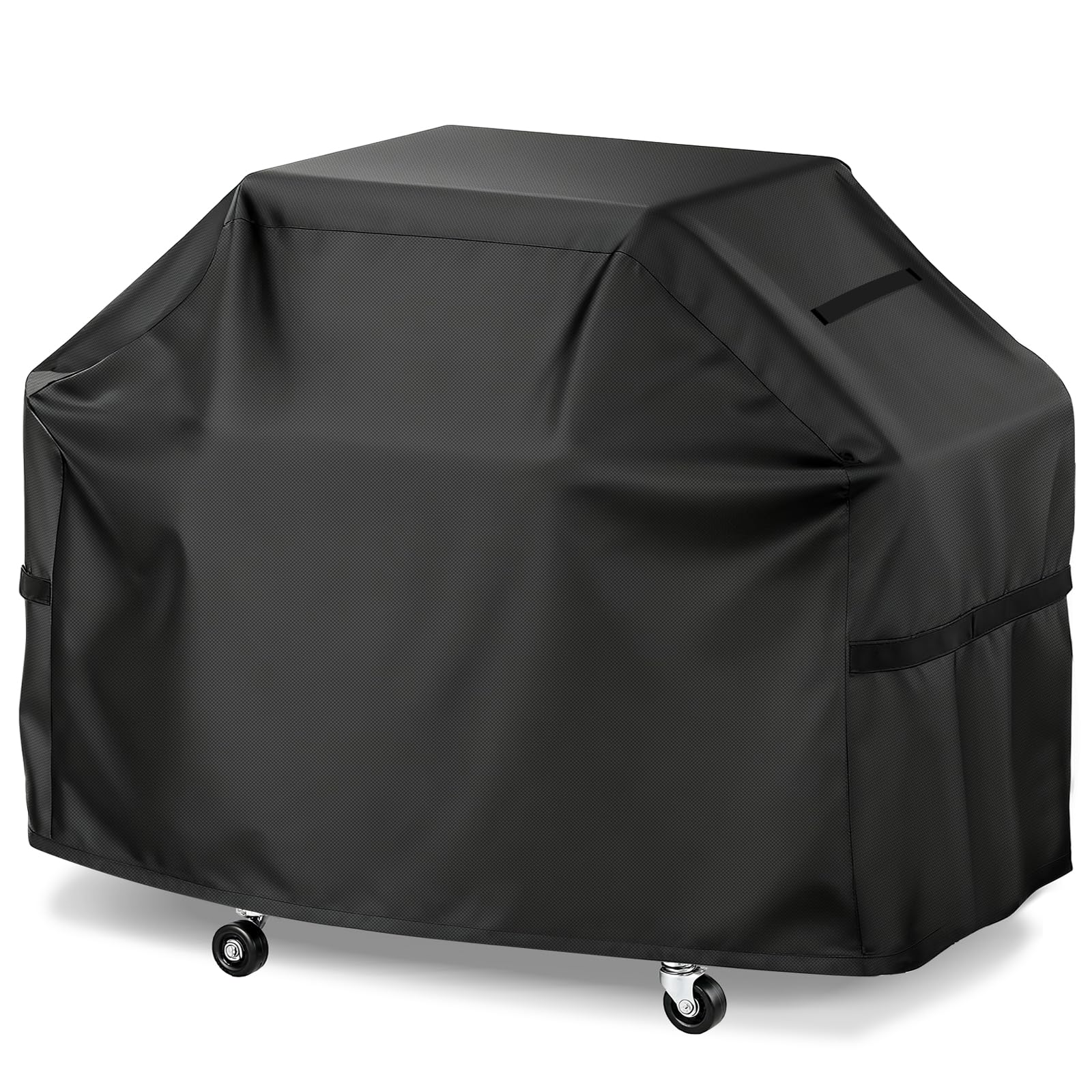 LBTING Grill Cover, 55-inch Heavy Duty 300D Oxford Waterproof Windproof UV Resistant BBQ Gas Grill Cover for Outdoor Barbecue Fit Most Brands Weber, Brinkmann, Char Broil, Holland