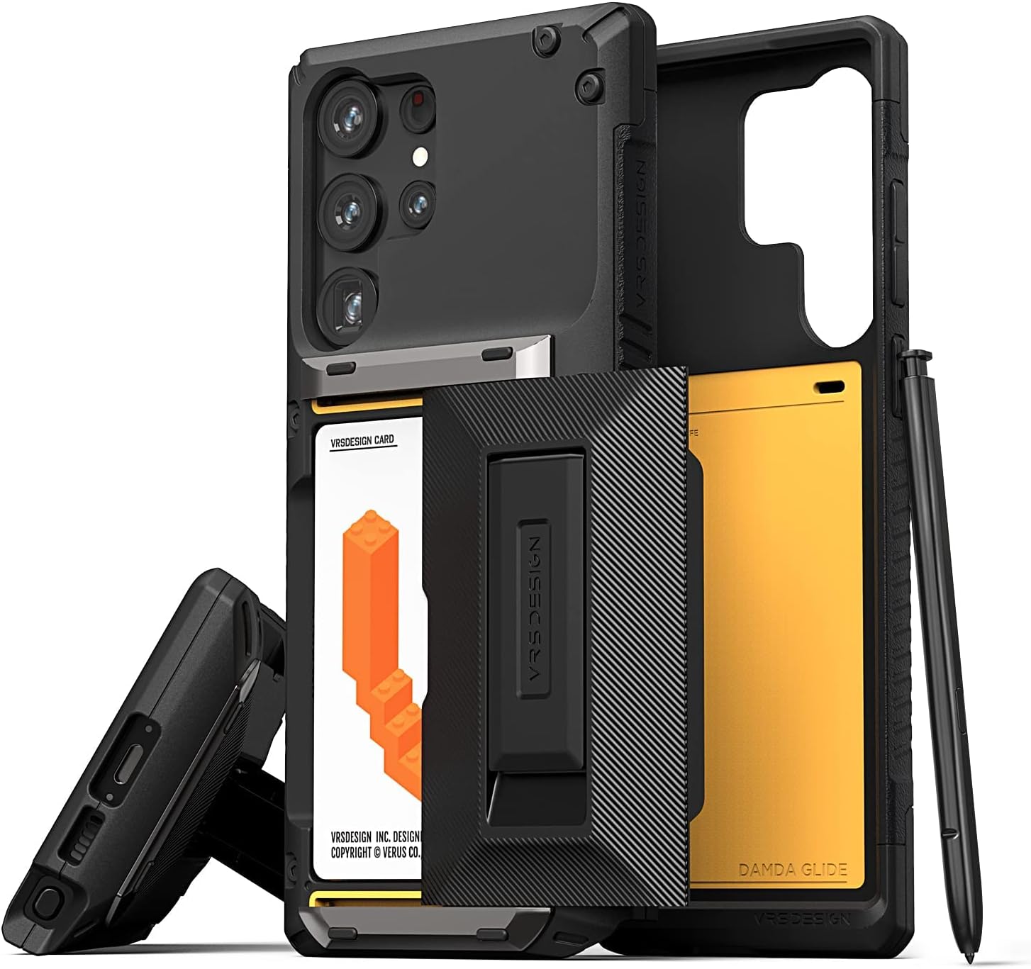 VRS DESIGN Damda Glide Hybrid Compatible with Galaxy S23 Ultra Case