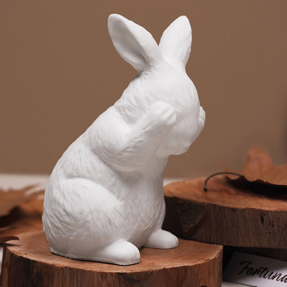 レア　イギリス　うさぎ　モールド　L 大きめ Amazon.co.jp: Zjhukfmc ウサギ シリコンモールド 立体 ウサギ