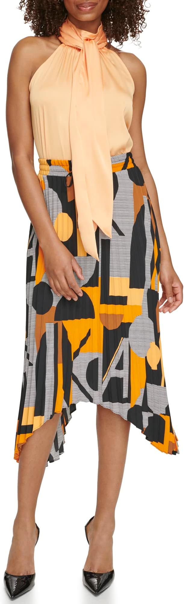 Women's Halter Front Tie Sleeveless Blouse Blouse