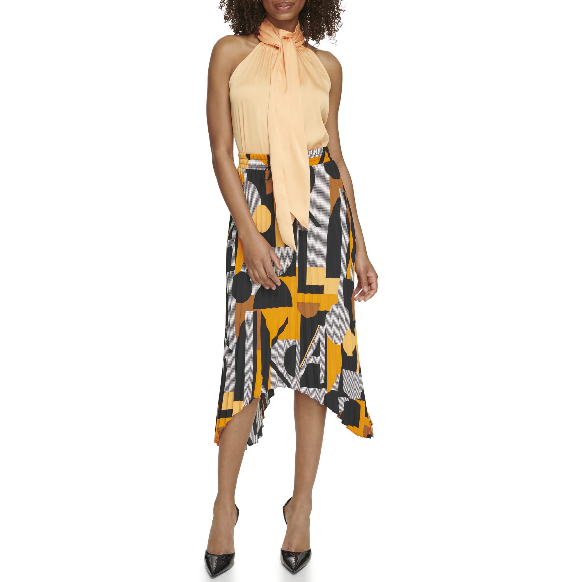 Women's Halter Front Tie Sleeveless Blouse Blouse