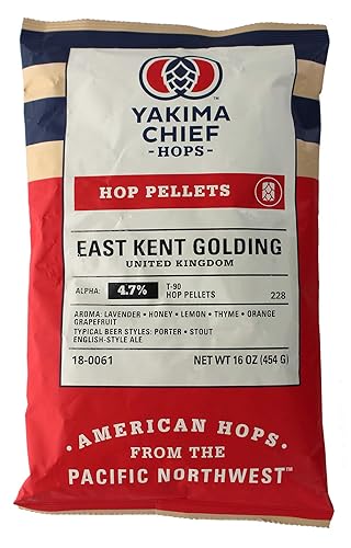 Strange Brew HOZQ8-1122 UK East Kent Goldings Hop Pellets - 1 libra