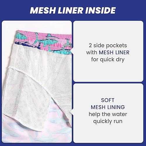 Miniatura 4 de maamgic Mens Slim Fit Swim Shorts Swim Trunks 7 inch Quick Dry Mens Bathing Suits with Mesh Lining