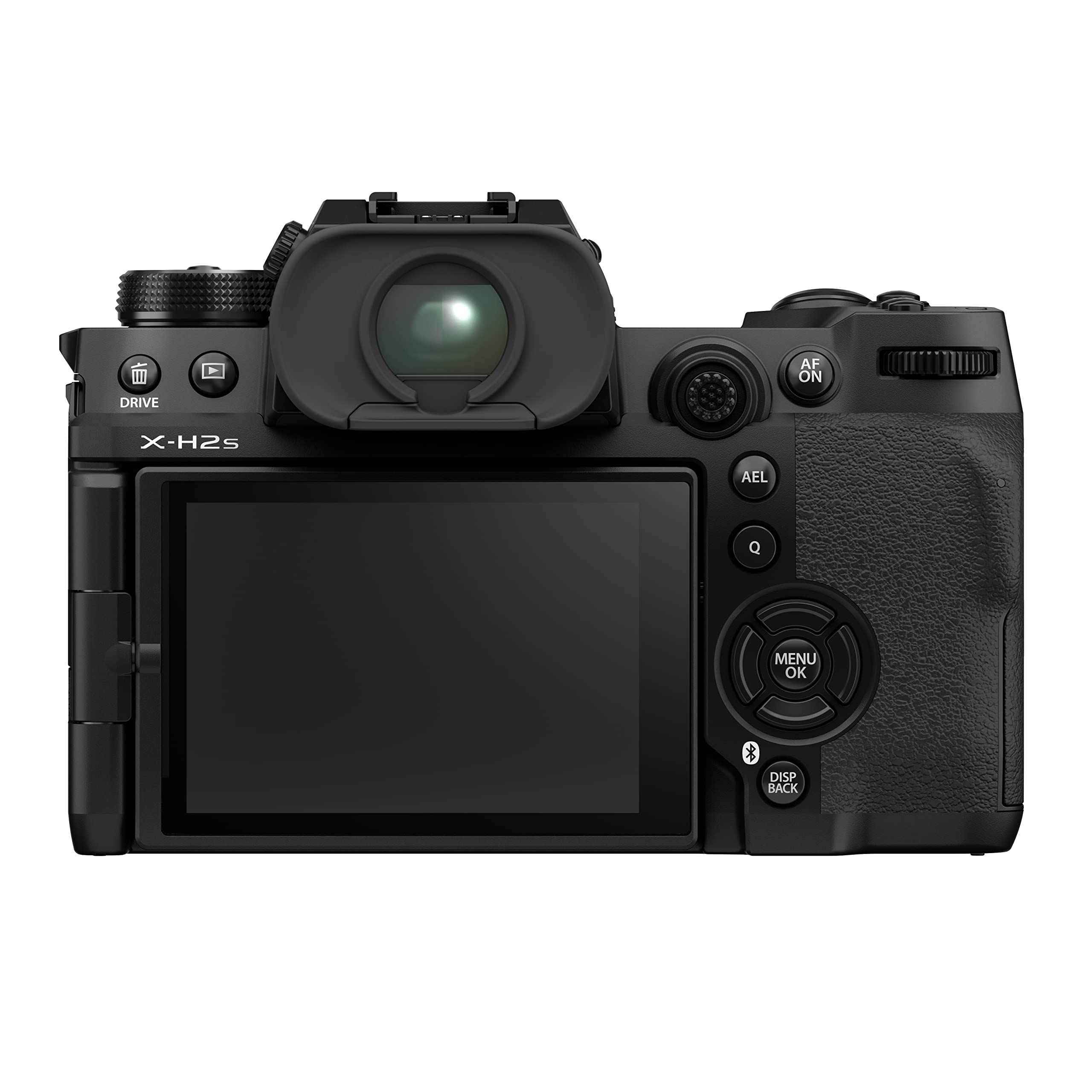 FUJIFILM X-H2S Fotocamera Digitale Mirrorless 26MP, solo corpo, Sensore X-Trans CMOS 5 HS Stacked, raffica 40fps, IBIS, Filmati 6.2K OPEN GATE 30p, Mirino EVF, Schermo LCD 3" Touch Vari-angle, Nero