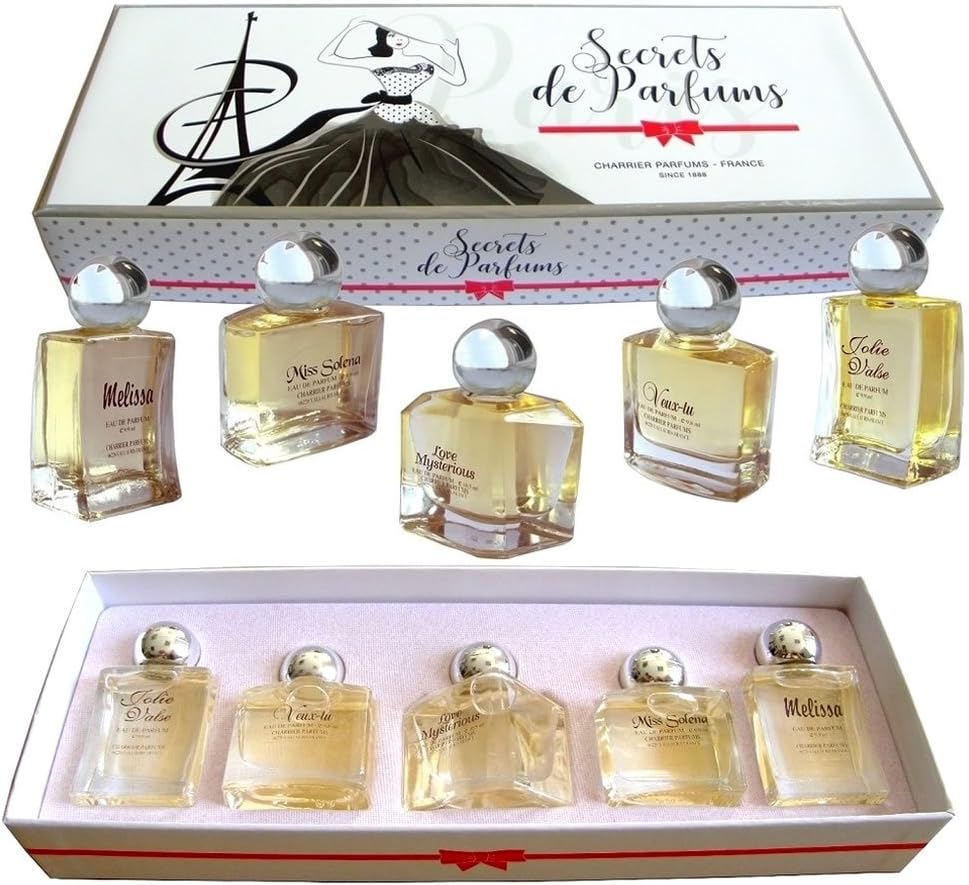 Charrier Parfums - 'Secrets de Parfum' 5 Women's Perfumes Gift Box 1.7 fl.oz
