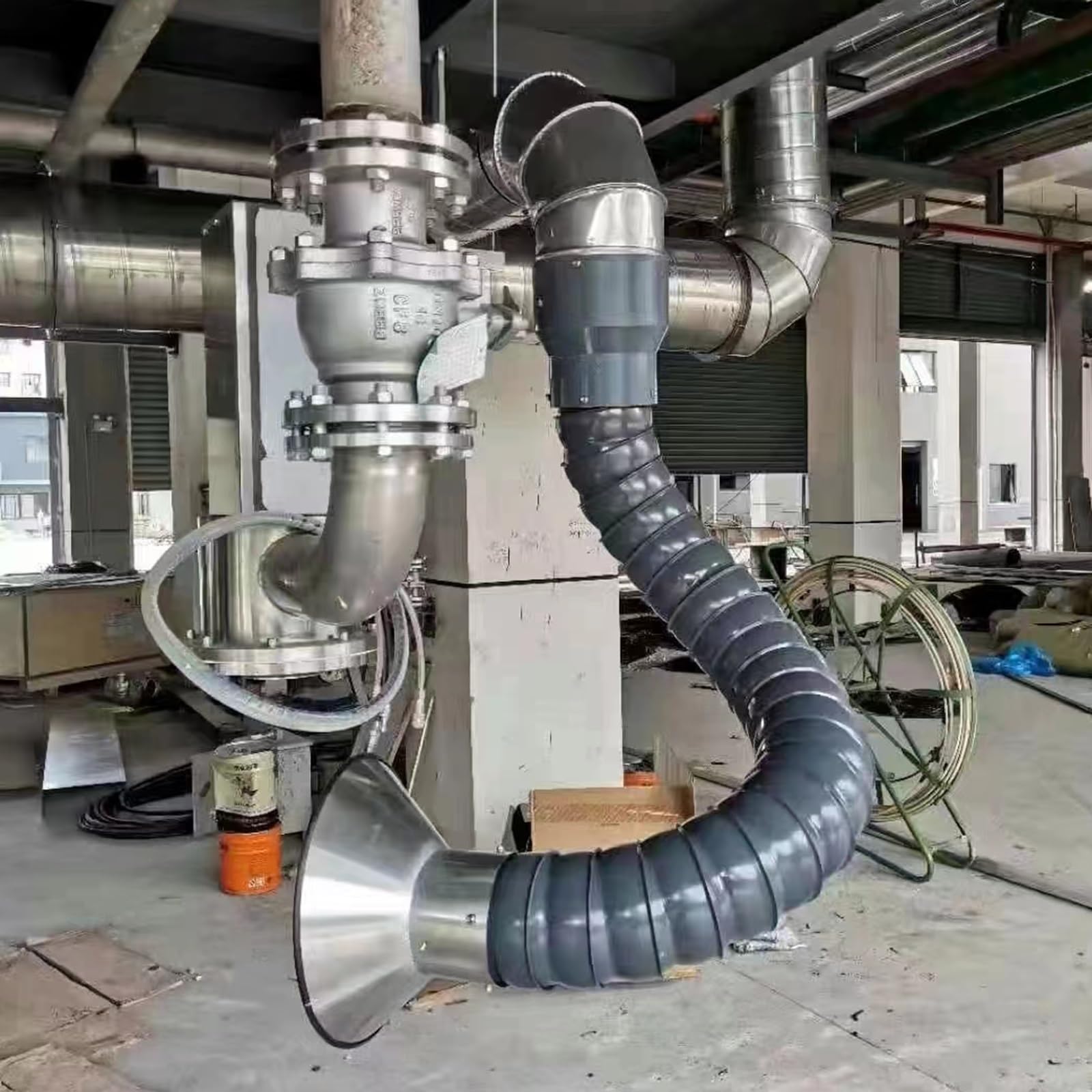 Przewód odprowadzający dym i dym, wąż do lutowania i laboratoriów, średnica 200/160/100/68/45 mm, kanał powietrzny - dostępny w kolorze czarnym, białym, szarym (68 mm/2,67 cala)