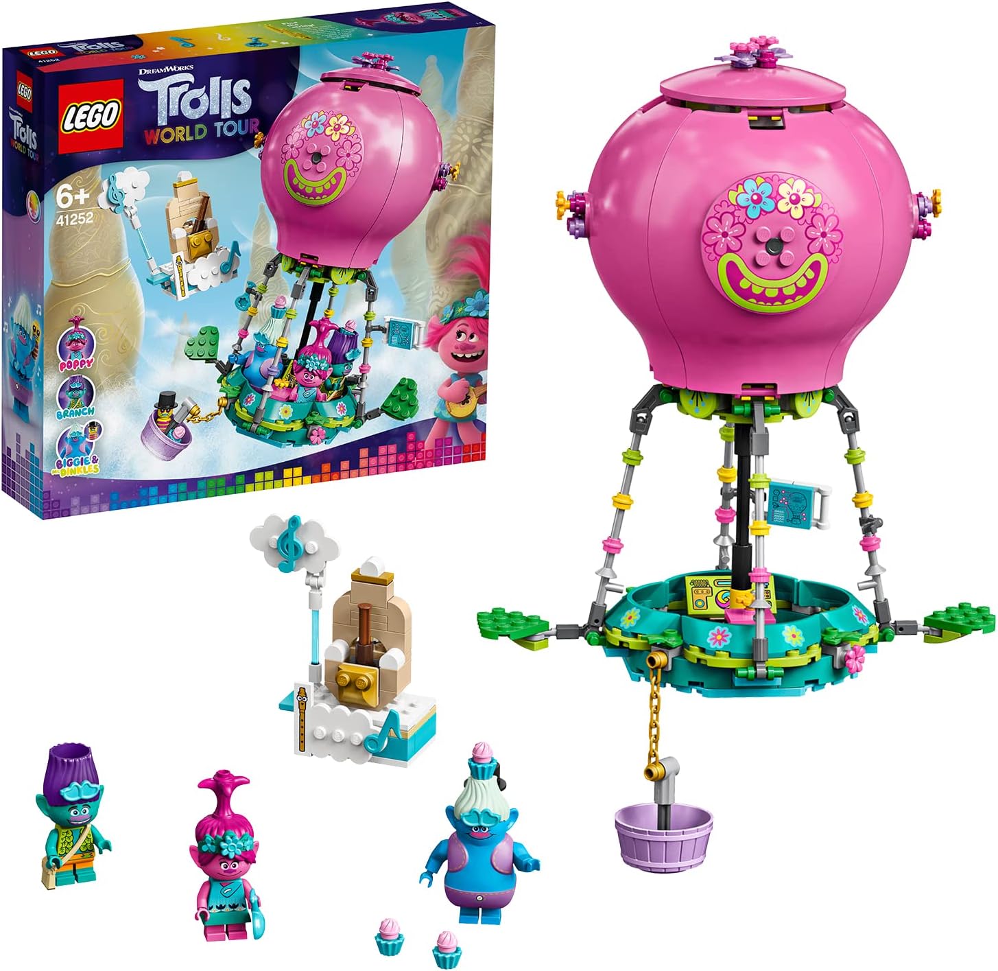 41252 Trolls Poppy's Hot Air Balloon Adventure