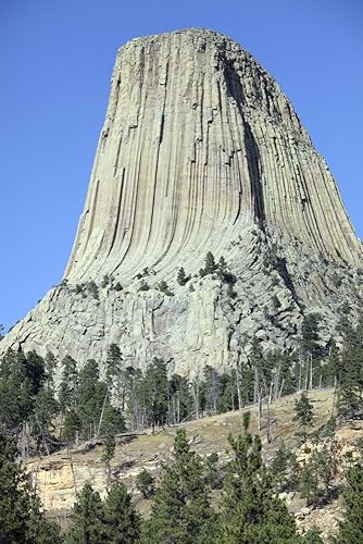 Posterazzi PSTRRS300346S 15 de septiembre de 2009 - Devils Tower una intrusión ígnea monolítica o laccolito hecho de columnas de fonolita pórfido