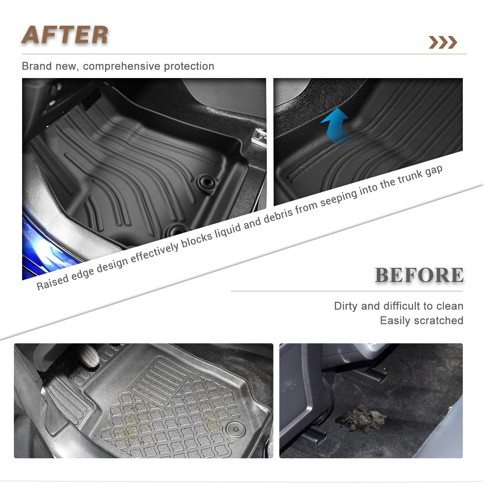 TOYOTA Lot De 4 Tapis De Sol Pour Yaris Hybrid PW2100D002