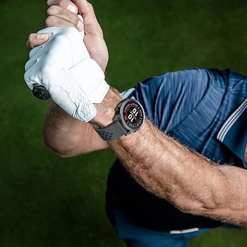 Miniatura 2 de ISABAKE Air-holes - Correa de silicona de ajuste rápido de 1.024 in para Garmin Fenix 7XFenix 6XFenix 6X ProFenix 5XFenix 5X PlusFenix 3, correa