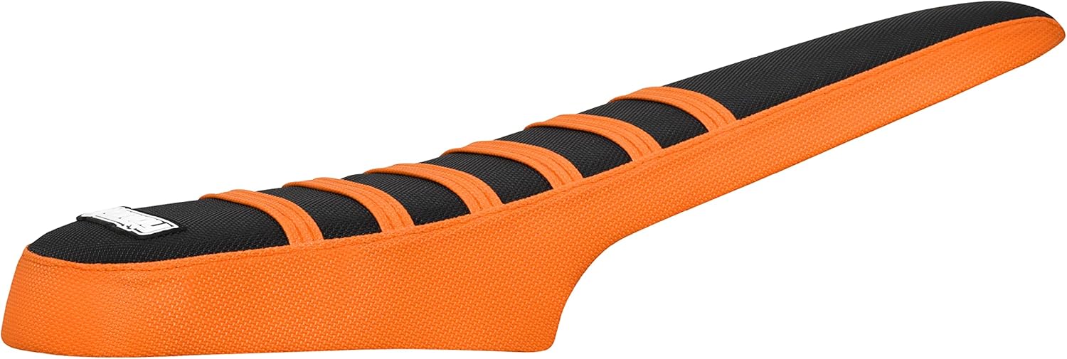 Enjoy Mfg Seat Cover - Compatible with Super73 Z-Series, Z1, ZX & Z Miami eBike #378 (Light Blue Sides - Black Top - Light Blue Ribs)