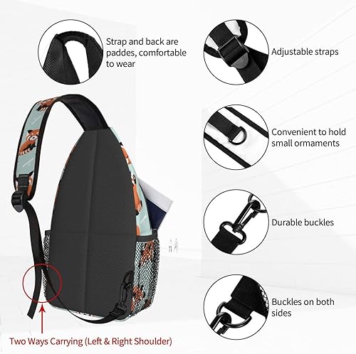 Miniatura 3 de Bolso bandolera para mujer, bolso de hombro cruzado, mochila casual, mochila para hombre, bolsa de pecho para gimnasio, ciclismo, viajes,