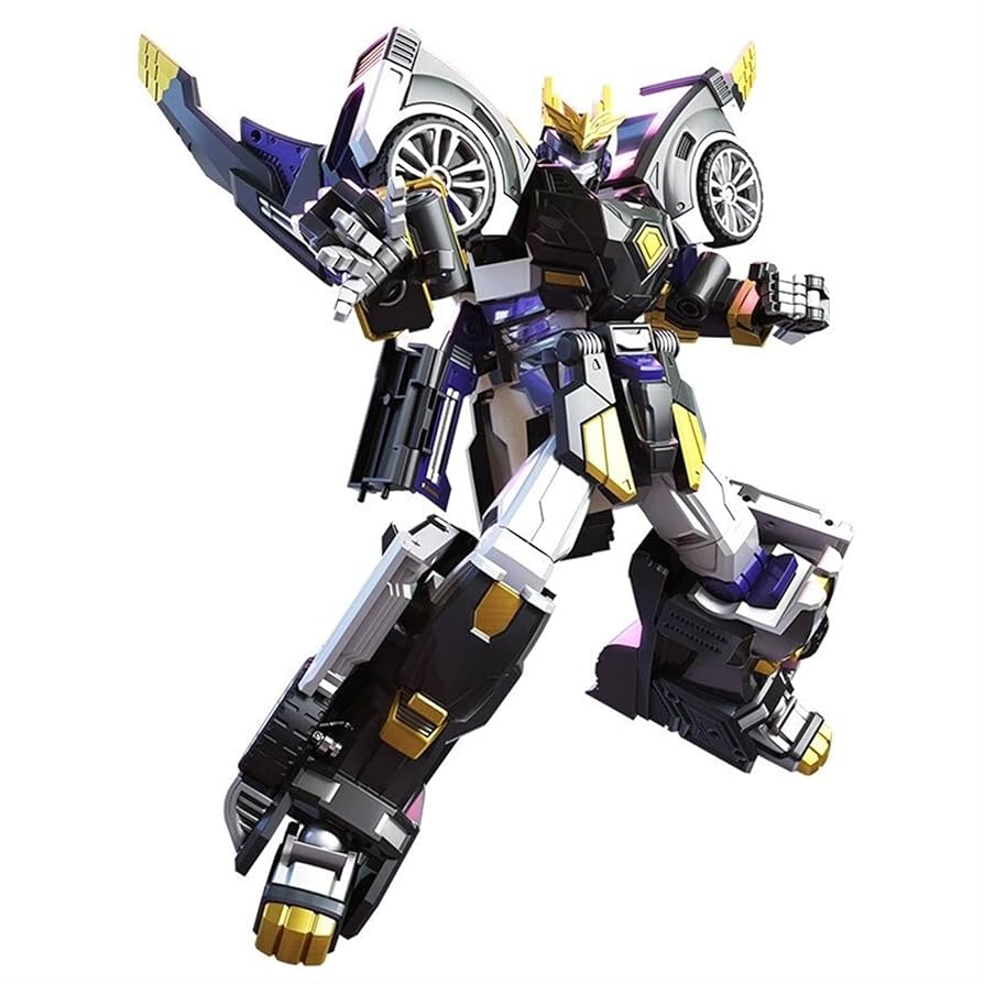 変形ロボットおもちゃ ホワイト/ブルー おもちゃ 変形合体！ロボZERO ネオ ジェット・ブルー マルカ株式