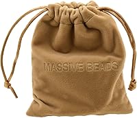 Vista 5 de Massive Beads - Pulsera de cuentas de cristales de macramé con poder curativo natural, unisex, ajustable, 516 pulgadas (8 mm)