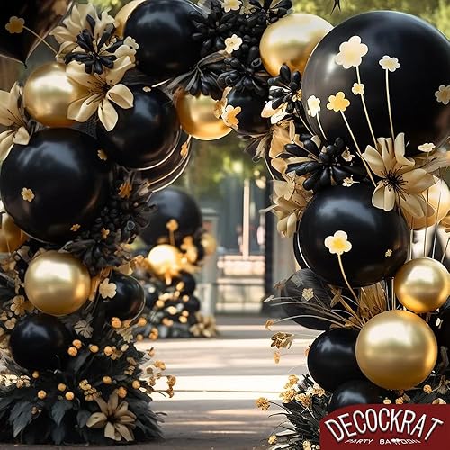 Miniatura 3 de DECOCKRAT 68 globos metálicos coloridos, globos de látex de 12 pulgadas, globos de helio con cinta, juego de globos de fiesta para cumpleaños, boda,