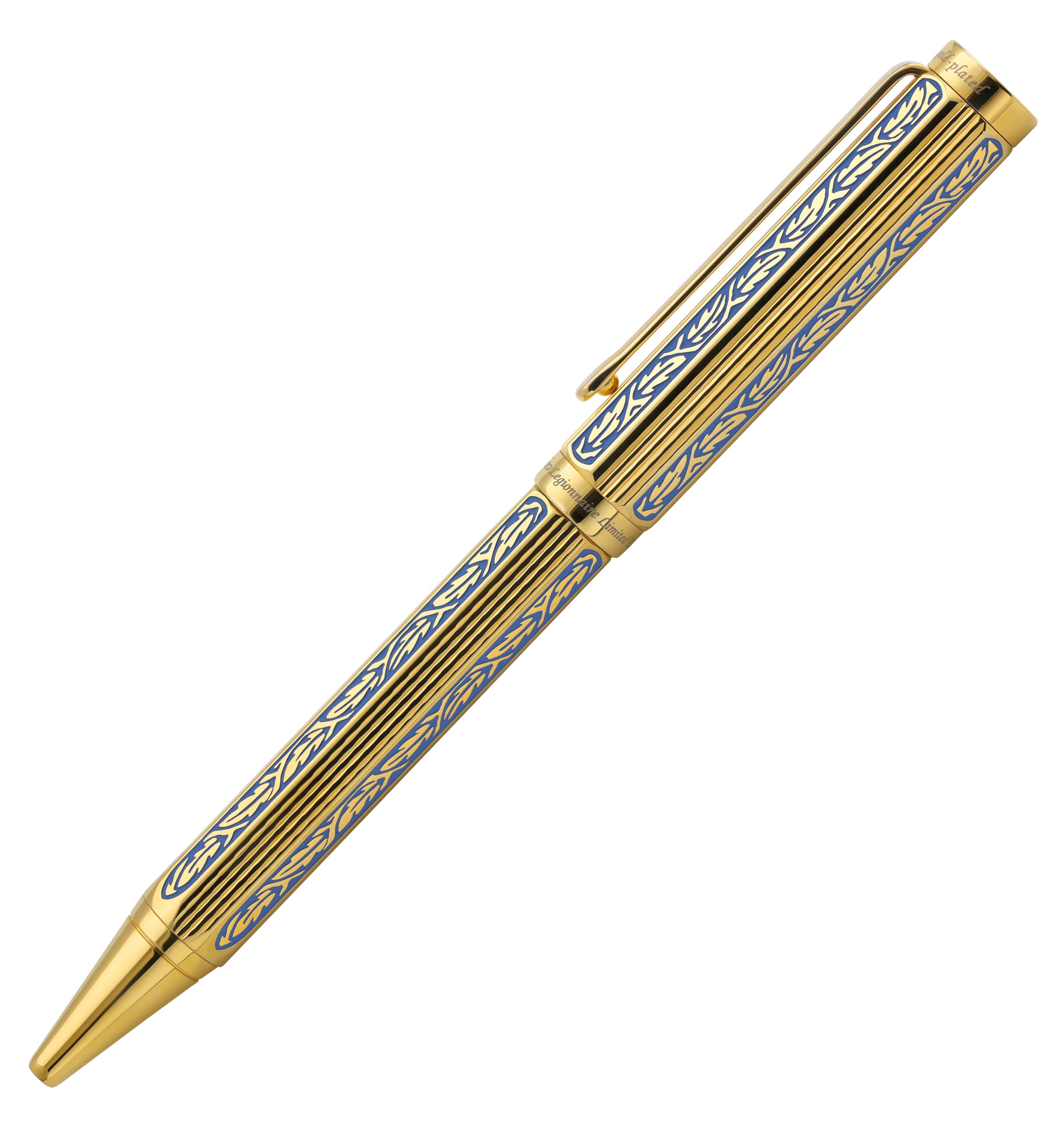 エレガントなボールペン Amazon | Xezo レジオネア 18K 金メッキ中字ボールペン。ダイヤモンド