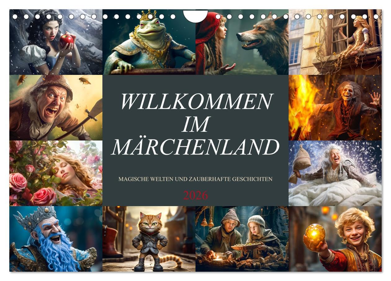 Welcome to fairyland UK-Version (Wall Calendar 2026 DIN A4 Landscape), CALVENDO 12 Month Wall Calendar