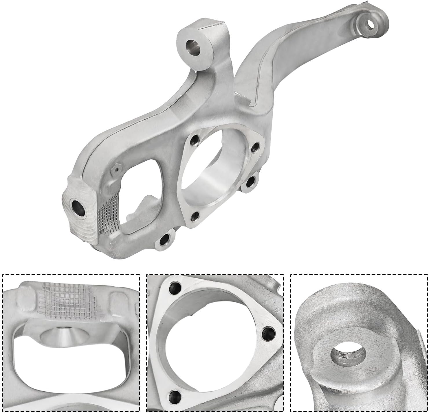 4877659AD Front Left Suspension Steering Knuckle Fits for 2016-2022 Jeep Grand Cherokee & 2016-2024 Dodge Durango# 170261# Driver Side