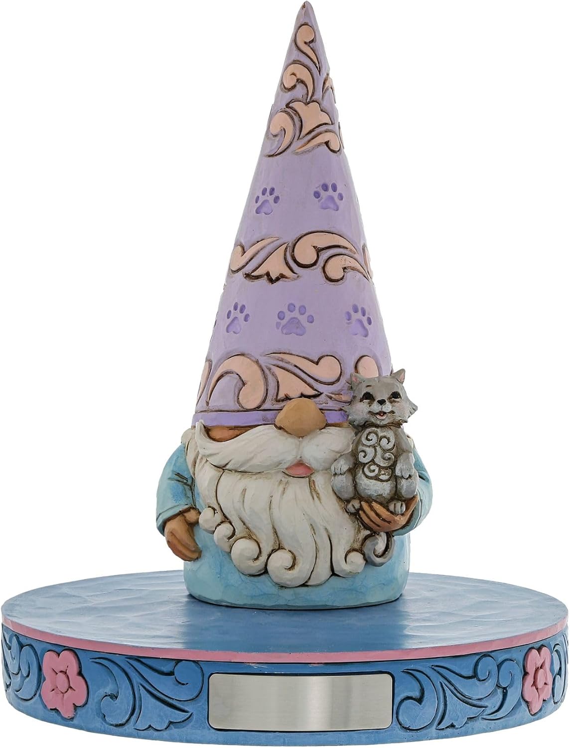 Enesco Jim Shore Heartwood Creek Gnome Holding a Cat Figurine, 5.75 Inch, Multicolor - Image 3