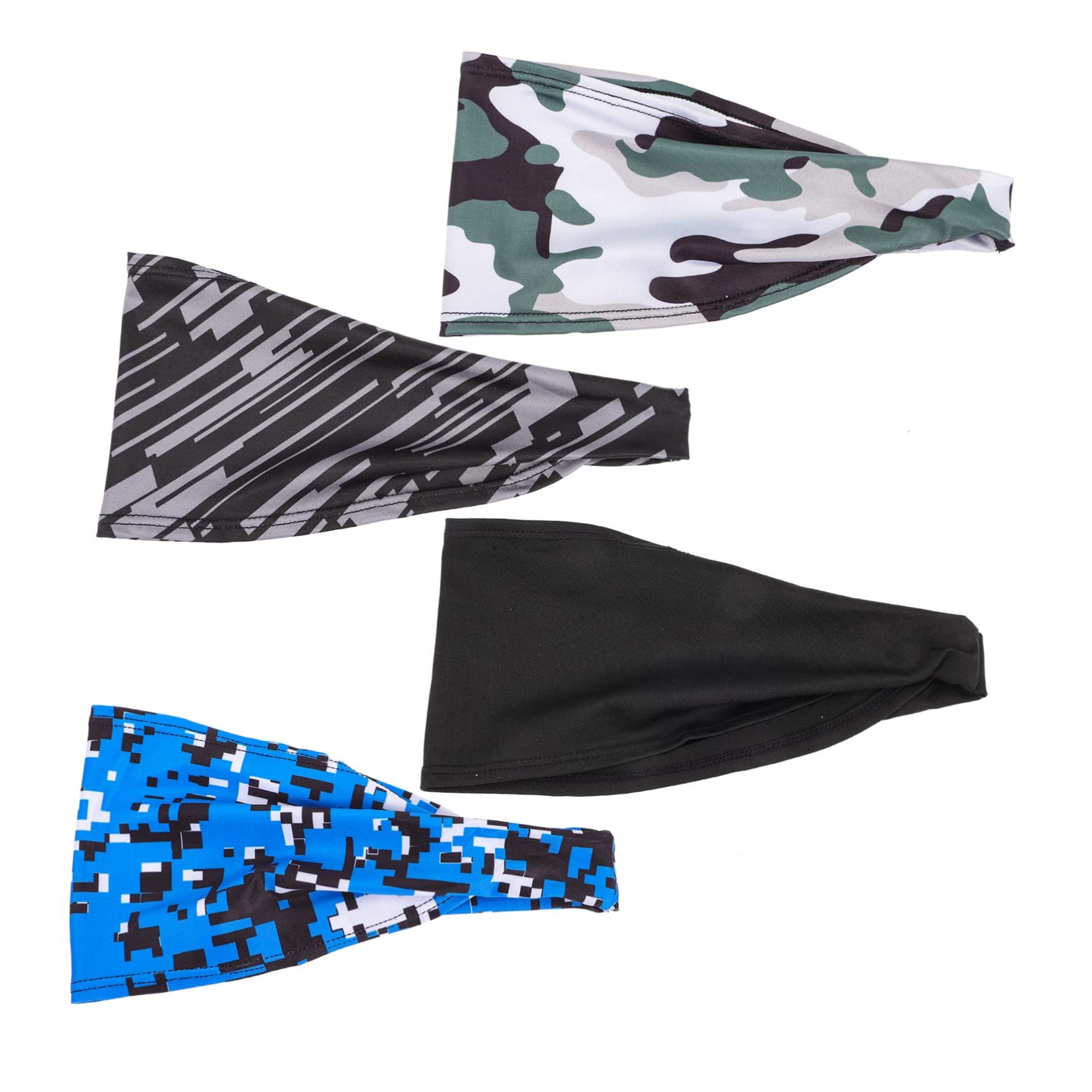 BESPORTBLE 3 Set Di Fasce Sportive Da Uomo Comode Fasce Da Fitness Fasce Da Yoga Fasce Per Da Uomo Fasce Decorative Fasce Per Allenamento 4 Pezzi*3