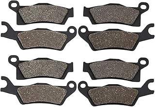 Cyleto Front and Rear Carbon Fiber Brake Pads for CAN AM Renegade 500 STD EFI 2012-2015, Renegade 800R STD EFI 2012-2015, Renegade 800 R XXC 2012 2013 2014