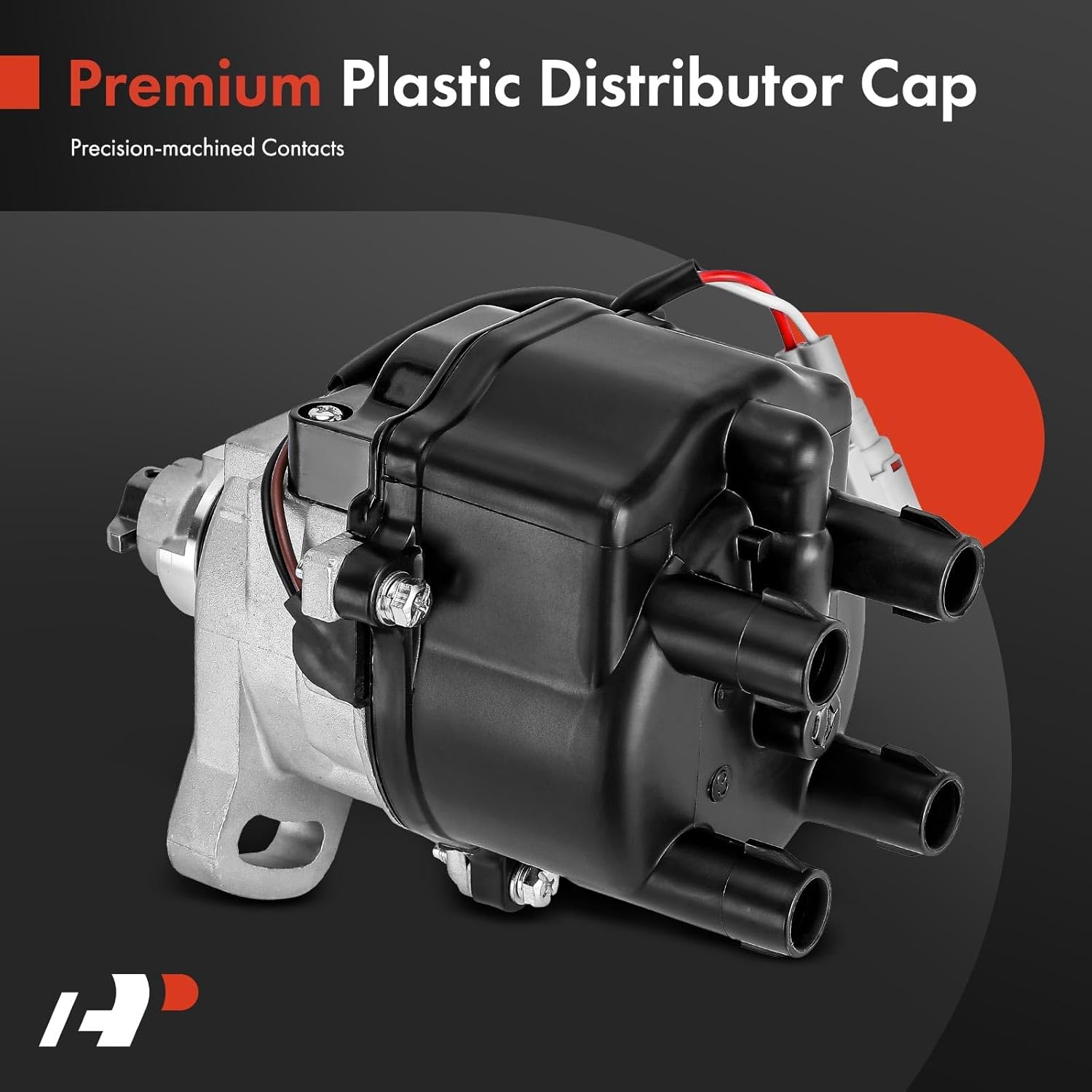 A-Premium Ignition Distributor with Cap and Rotor Compatible with Toyota Tercel 1993-1994, 1.5L