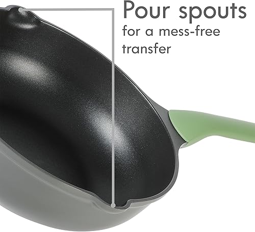 Miniatura 10 de Kenmore Theodore - Olla caliente de aluminio fundido de 6.5 cuartos de galón con divisores, interior antiadherente y tapa