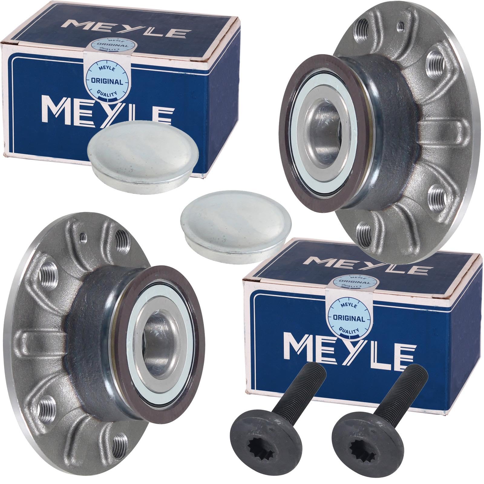 2x Meyle Radnabe mit Radlager hinten