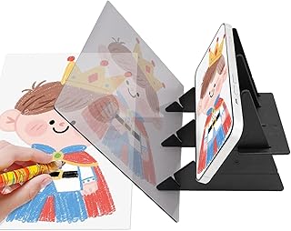 Zeichenprojektor Handy, Optische Zeichenplatte A4 mit Smartphone Projektion zum Abpausen von Bildern Fotos und Zeichnungen für Anfänger und Kreatives Zeichnen