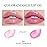 KYDA Hydrating Lip Glow Oil, Color Changing Tint, Moisturizing Lip Oil, Glossy Transparent Plumping Lip Gloss, Tinted Lip Oil for Lip Care and Dry Lips-Pearl Shimmer