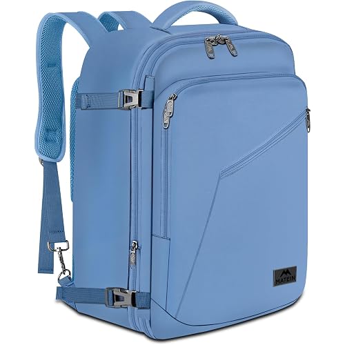 MATEIN Cute Backpack for Women, Expandable Carry on Backpack for Travelling