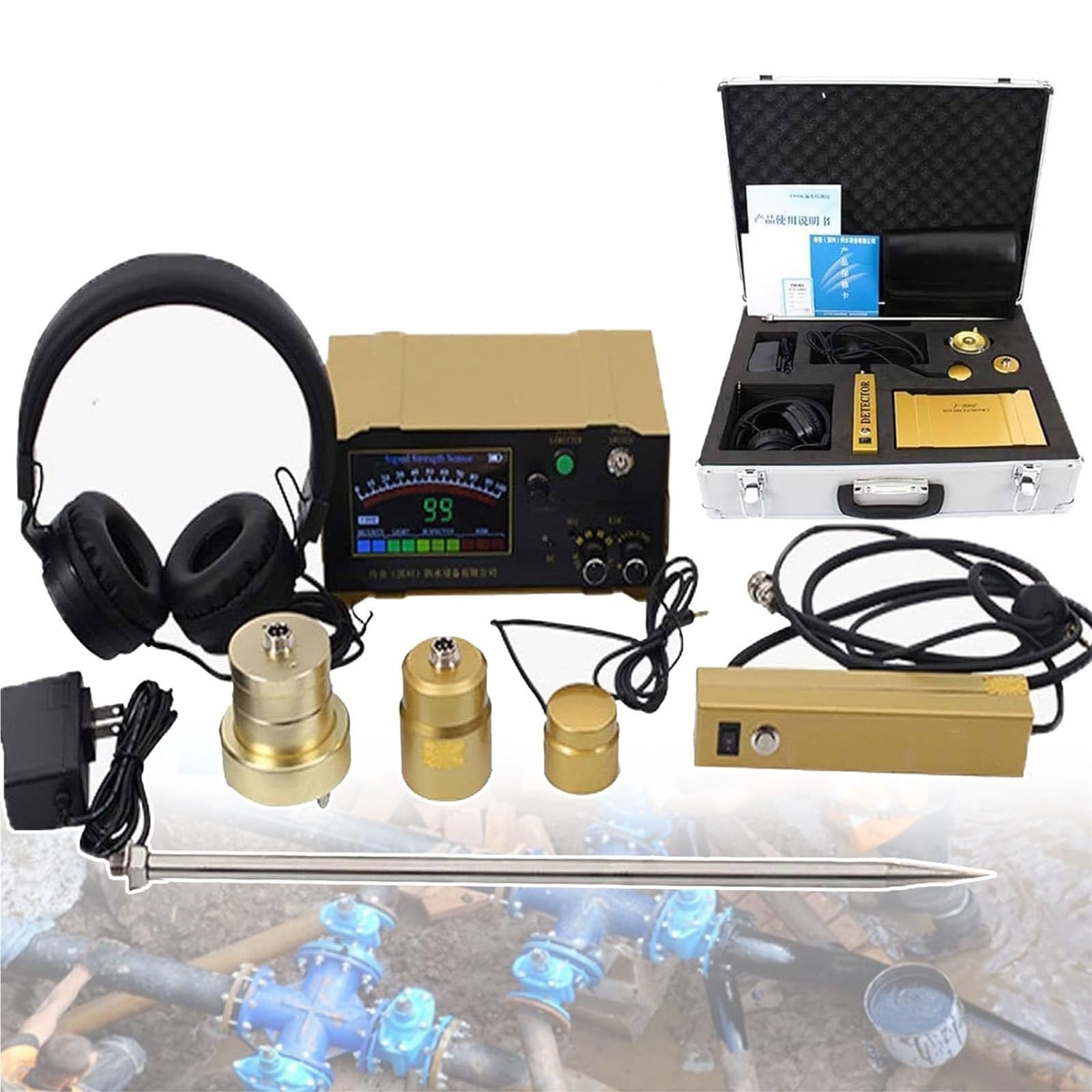 Detecteur Fuite d Eau Tuyau Interieur Exterieur Capteur