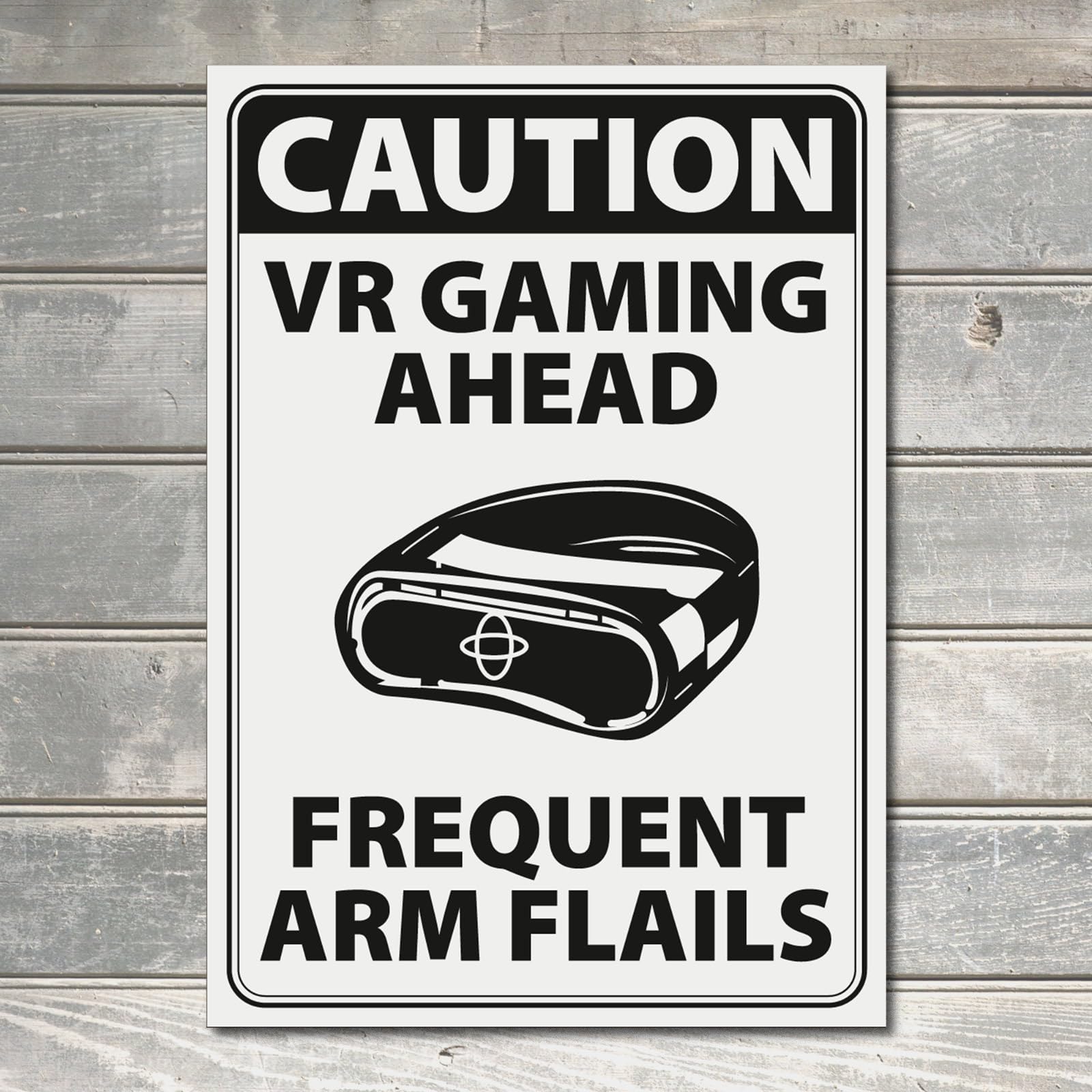 My Pixel Print Metal Vr Gaming Sign Vr Kid Room Gift Game Room Gamer Virtual Reality Plaque