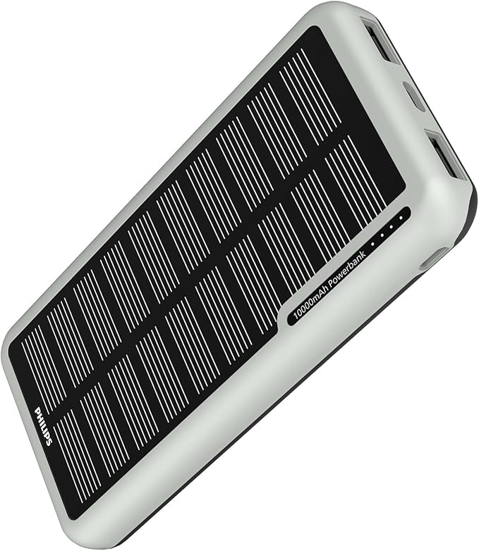 Philips(フィリップス) 10000mAh ソーラー モバイルバッテリー