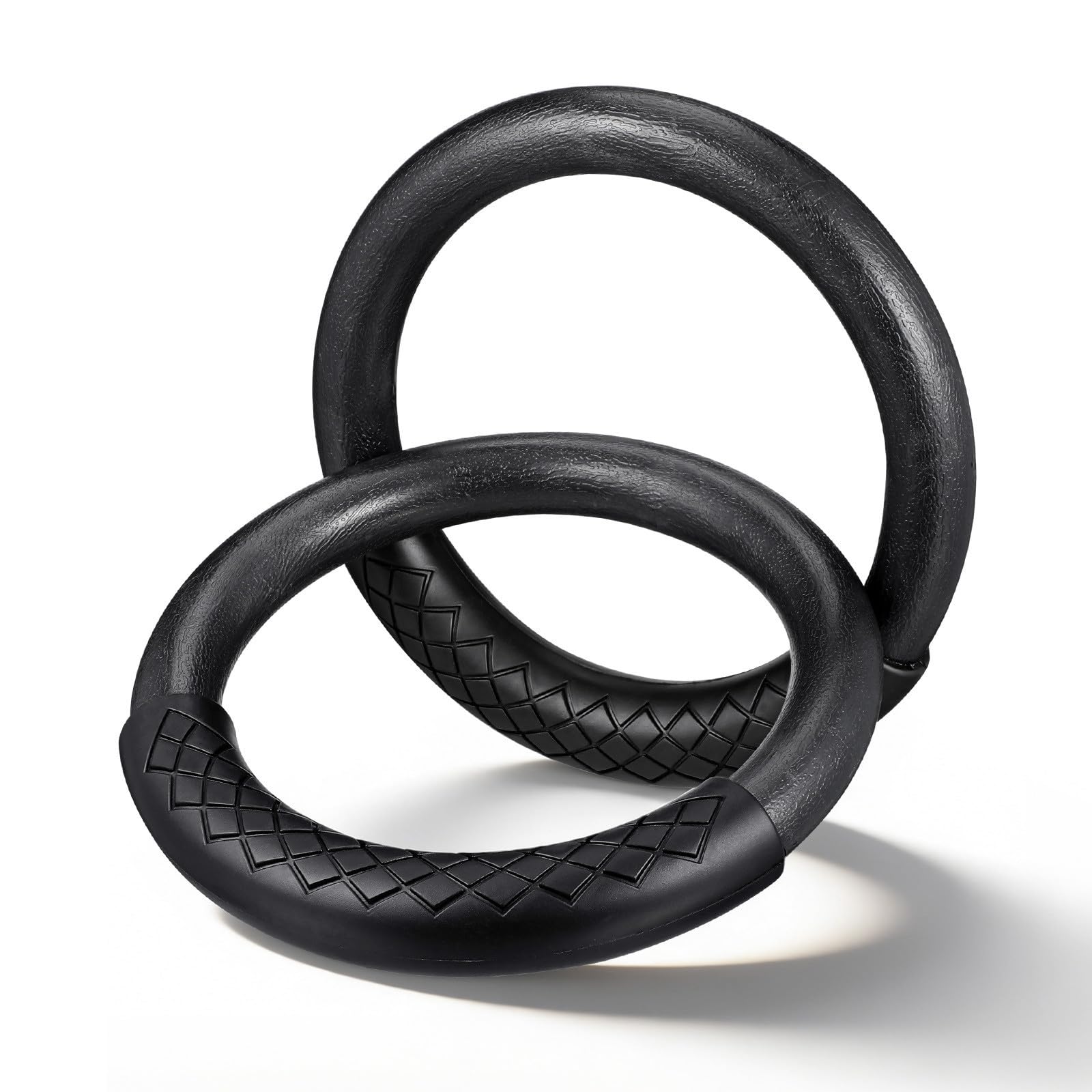 Anillos 1 Par Negros Abs de Gimnasia para Entrenamiento en Casa