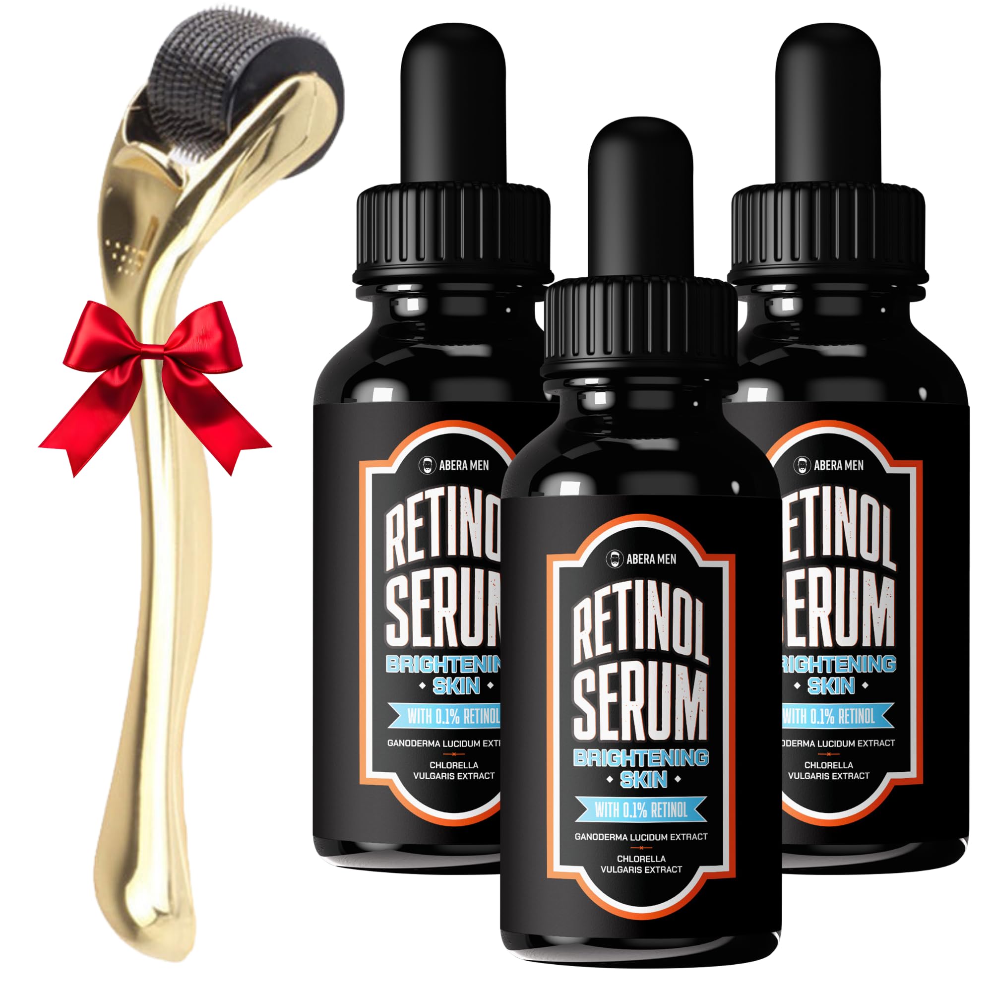 ABERA Men 6-in-1 Retinol Serum for Face, Melasma Treatment with Niacinamide & Hyaluronic Acid, Reduces Fine Lines, Wrinkles, Dark Spot Remover, Evens