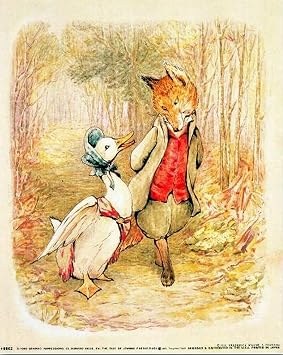 Impact Posters Gallery Wall Decor Art Print The Tale of Peter Rabbit Beatrix Potter the Original and Authorized Edition 8x10 Four Set Kids Room Poster