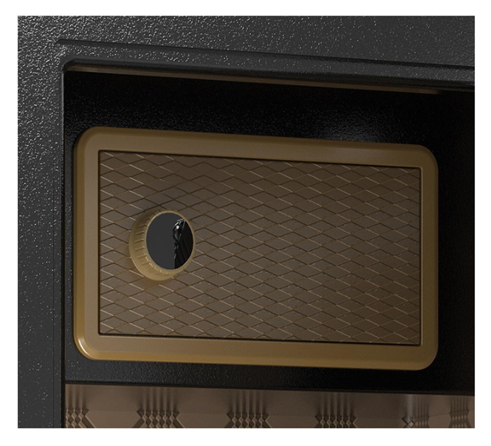 Cassaforte Cassetta di sicurezza domestica Casseforti di sicurezza meccaniche con password con scomparto nascosto, ideali for hotel, uffici domestici Cassetta portavalori(Bruin)